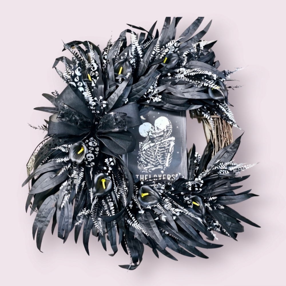 Tarot Card Halloween wreath